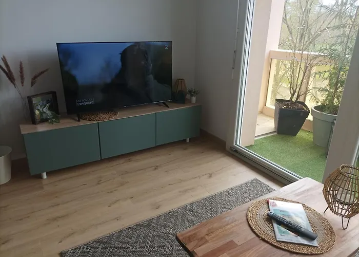 Cosy 8 Pers Balcon Parking Gratuit 3 Ch Lägenhet